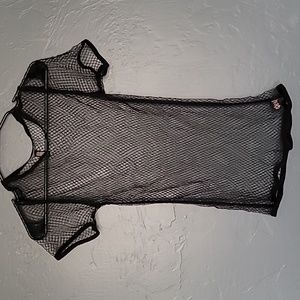 NWOT Victoria's Secret Fishnet Tee